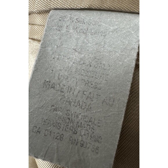 Y2K Lauren Ralph Lauren Men's Silk Wool Blend Blazer Plaid Beige Men’s 52XL - Picture 5 of 7